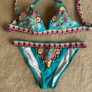Victoria’s Secret Festive Turquoise Bikini